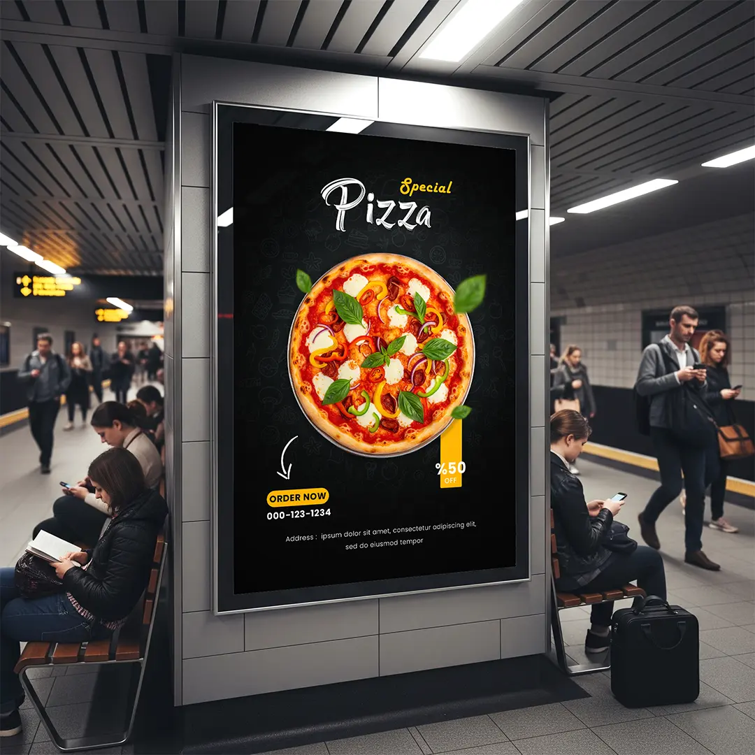 Free Poster Mockup PSD Download